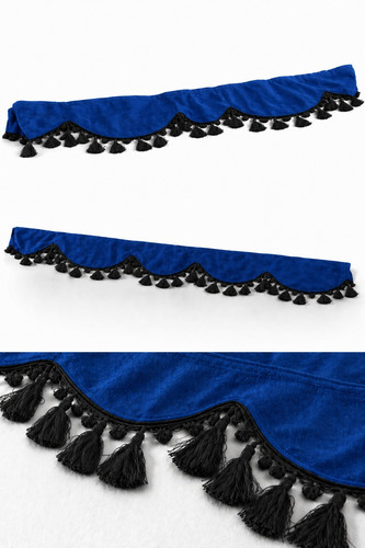 Frontscheibenborde blau - frontscheibenborde,