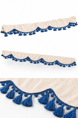 Frontscheibenborde beige blau - frontscheibenborde,
