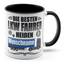 Tasse LKW Fahrer Name Geschenk