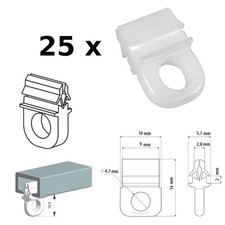 Gardinen LKW Gleithaken für