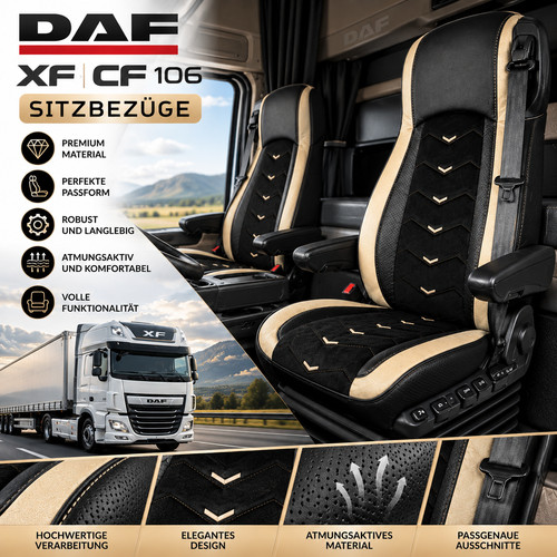Satz sitzbezüge für daf 106 - sitzbezüge,