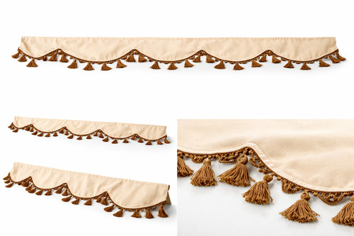 Frontscheibenborde beige braun - beige,